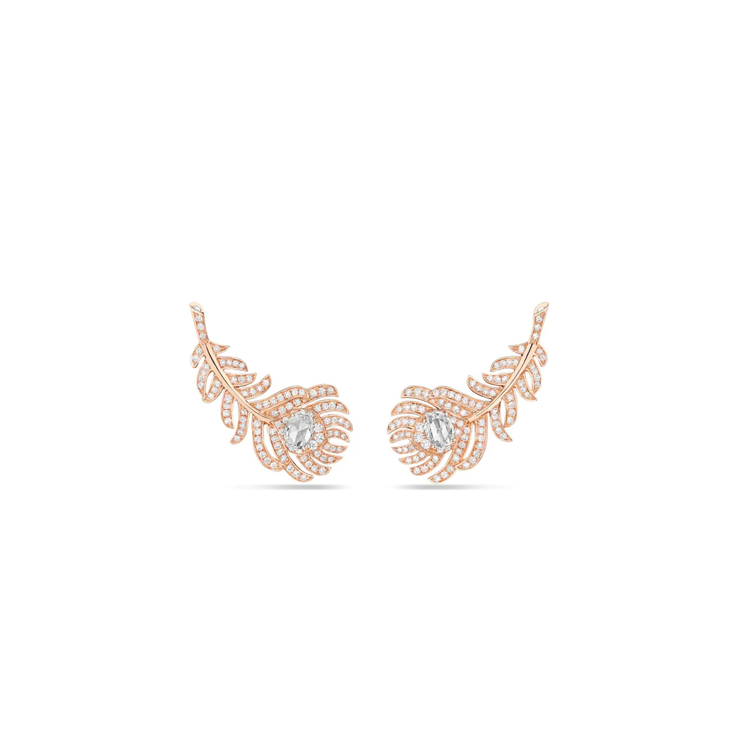 BOUCHERON PLUME DE PAON SMALL EAR CLIPS JCO01323